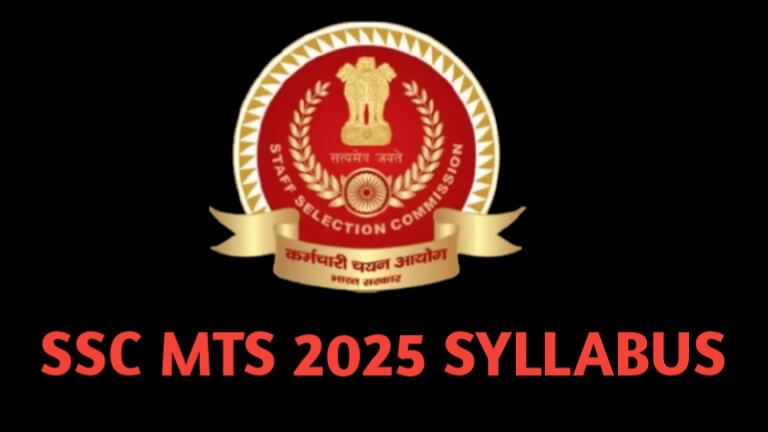 SSC MTS 2025 Syllabus